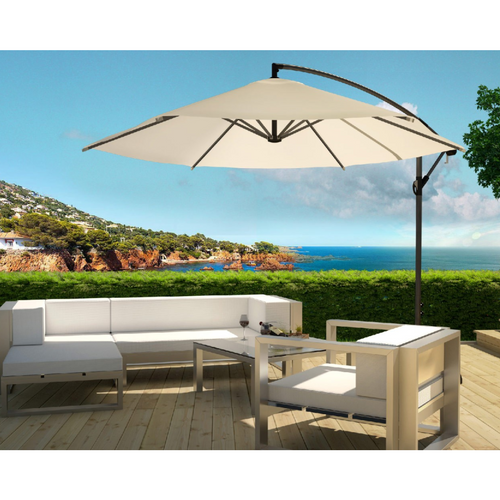 Porticcio - Parasol Déporté Octogonal D. 300 Cm écru