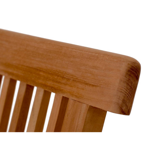 Lubok - Salon De Jardin Extensible Avec Table Rectangle 6 Places En Teck Huilé