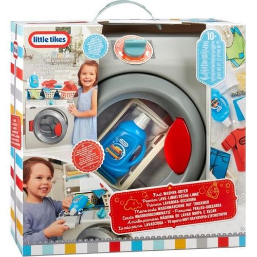 Lave-linge Et Sèche-linge Jouet - Porte Frontale, Sons, Accessoires, Piles