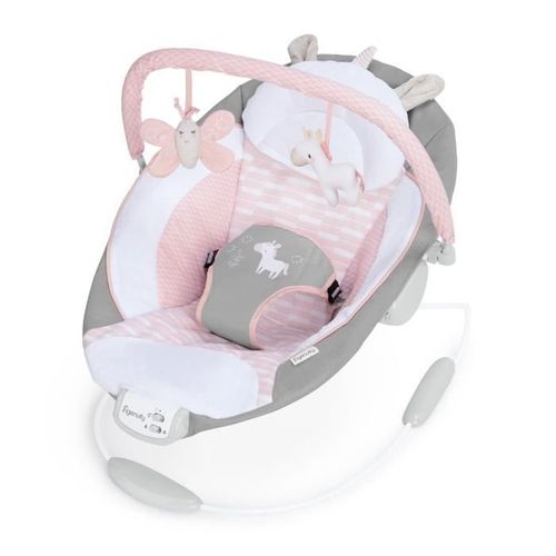Transat Pour Bébé - Flora - Arche Avec Jouets D'éveil Amovible, 8 Mélodies, Vibrations Apaisantes