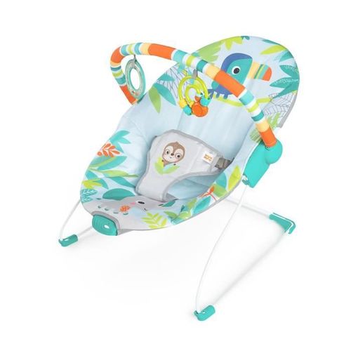Transat Pour Bébé Toucan, Vibrations Apaisantes, Arche D'éveil Avec Jouets Interactifs