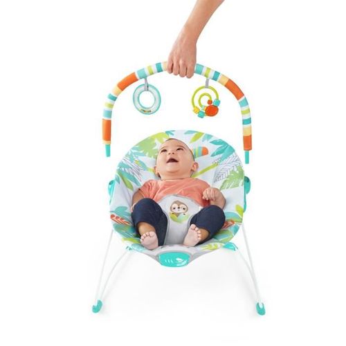Transat Pour Bébé Toucan, Vibrations Apaisantes, Arche D'éveil Avec Jouets Interactifs