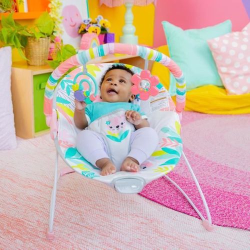 Transat Pour Bébé Toucan, Vibrations Apaisantes, Arche D'éveil Avec Jouets Interactifs