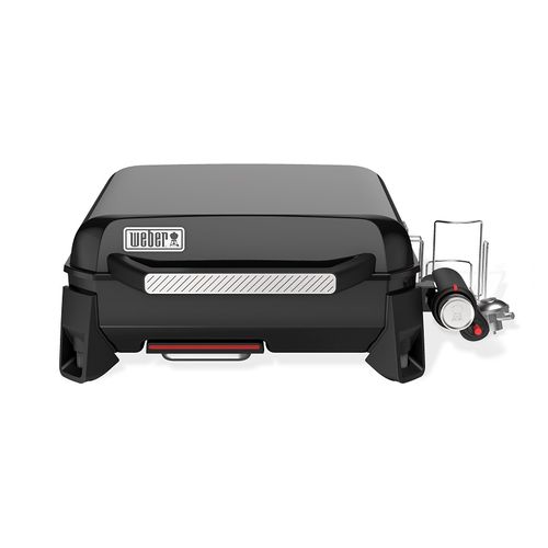 Plancha à Gaz - 43 cm - Avec bac de récupérateur de graisses - Noir