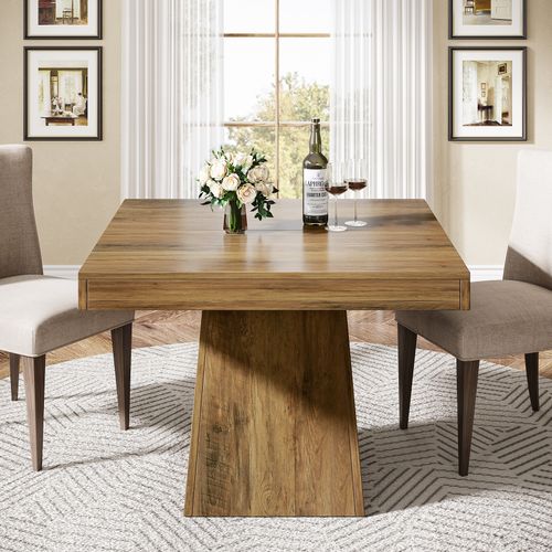 Table De Salle à Manger Carrée Pour 4 Personnes, Table De Cuisine De 80 Cm (table Seule)