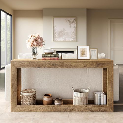 Console Étroite De 160 Cm, Table D'appoint Longue Derrière Le Canapé, Table D'entrée Moderne