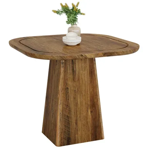 Table à Manger Carrée Pour 2 à 4 Personnes, Petite Table De Cuisine De Style Ferme De 80 Cm