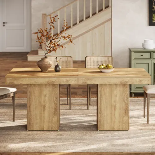 Table à Manger Carrée De 100 Cm Pour 4 Personnes, Petite Table De Cuisine De Style Campagnard