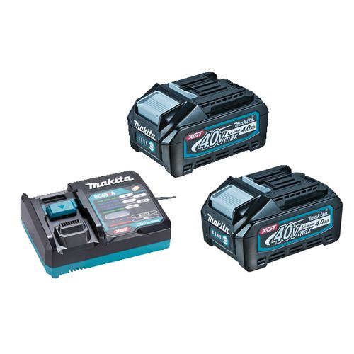 Meuleuse 40v Xgt 125mm + 2 Batteries 4ah + Chargeur Rapide + Coffret Makpac - Makita - Ga023gm201