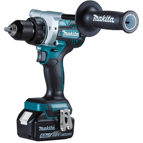 Perceuse-visseuse 18v + 2 Batteries 5ah + Chargeur Rapide + Coffret Makpac - Makita - Ddf486rtj