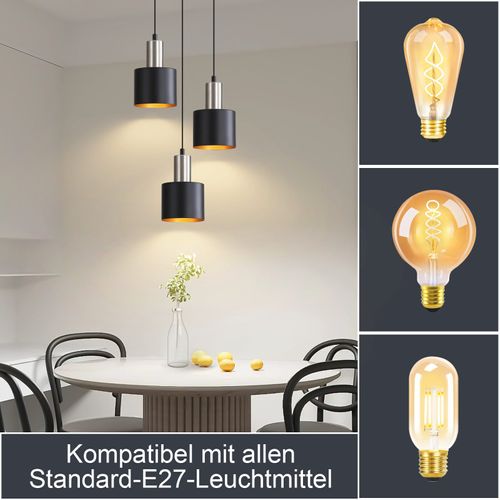 Suspension, Suspension 4 Flammes, Lampe De Table à Manger, Réglable En