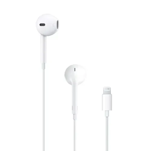 Ecouteurs filaires APPLE EARPODS LIGHTNING vue de face