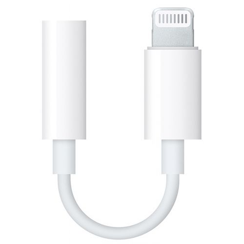 Mmx62 - Adaptateur D'origine Lightning Vers Jack 3.5mm - Blanc (blister)