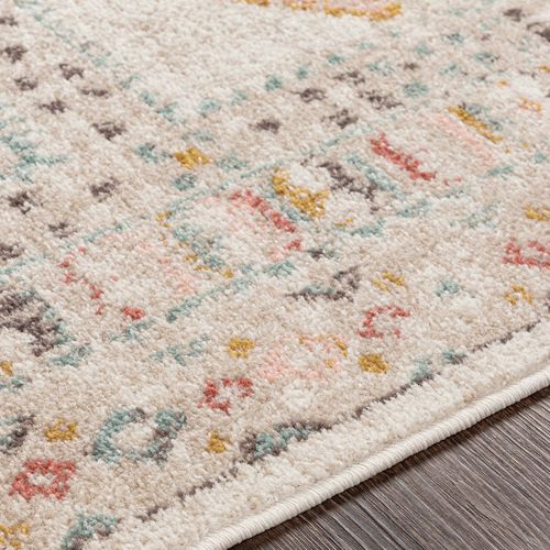 Tapis Scandinave Bohème Multicolore/rose 200x275 Cm Evelyn