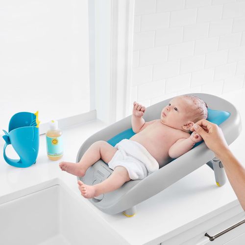 Siège De Bain Inclinable Pour Bébés Moby Bleu