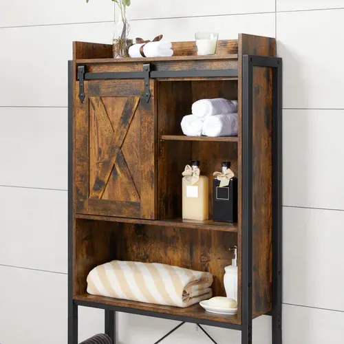 Étagère Wc, Meuble De Rangement Pour Toilettes, Pour Machine à Laver, Placard, Cadre En Acier