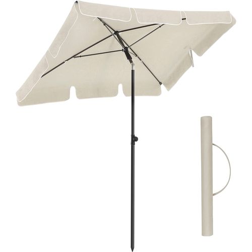 Parasol Rectangulaire 1,8 X 1,25 M, Protection Upf 50+, Ombrelle, Terrasse