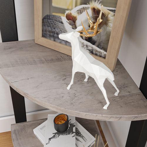 Étagère D'angle, Bibliothèque, Montage Facile Cadre En Acier Robuste Grège Et Noir