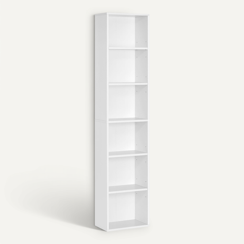 Bibliothèque 40 X 24 X 178,5 Cm, Blanc