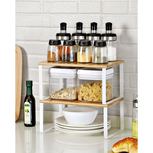 Étagère De Cuisine, Lot De 4, Organisateur, Porte-épices, Rangement De Placard, Empilable