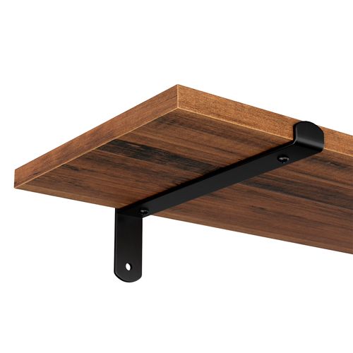 Lot De 2 Étagères Murales, Décoratives, Style Rétro, Charge Max. 15 Kg/étagère