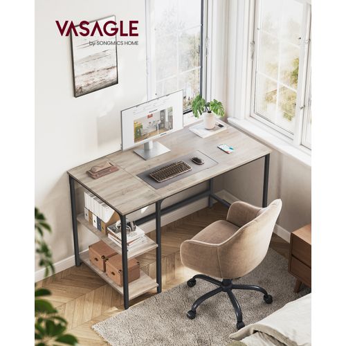 Bureau Informatique, Table D’étude, Avec étagère à 2 Niveaux à Gauche Ou à Droit