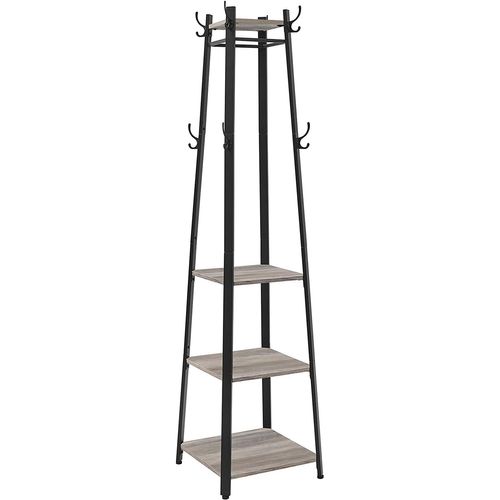 Porte-manteaux, Portant à Vêtements, Cadre En Acier, Style Industriel, Grège