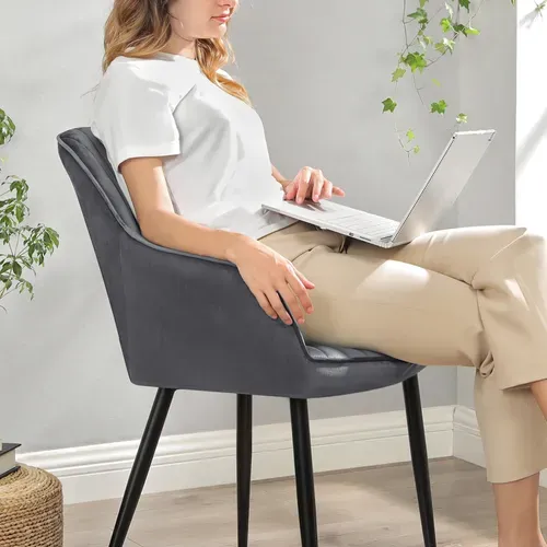 Chaise De Salle à Manger, Fauteuil, Siège Rembourrée, Avec Accoudoirs