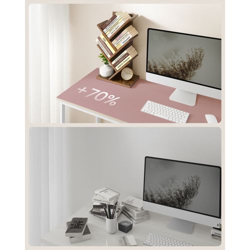 Bibliothèque Sur Pied à 5 Niveaux, Avec Étagères, Pour Chambre, Salon, Bureau, Marron Rustique