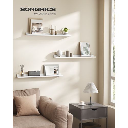 Étagère Murale Flottante Robuste En Panneaux De Chêne