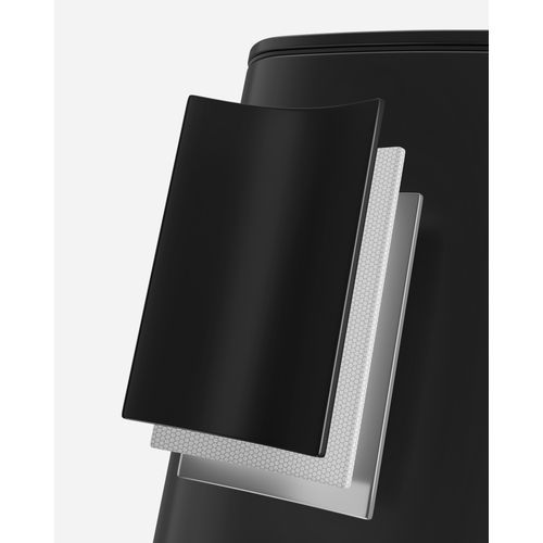 Poubelle De Cuisine, Poubelle 30 L, Poubelle à Pédale En Acier, Avec Seau Intérieur, Noir D'encre