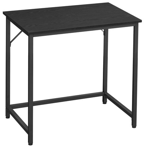 Bureau,  50 X 80 X 75 Cm, Style Industriel, Cadre En Métal, Noir