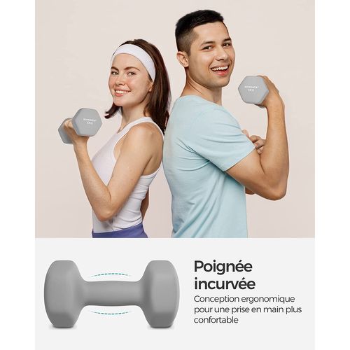 SPORTNOW Lot D'haltères Hexagonaux, Haltères Musculation, 2 X 1 Kg, 2 X 1 Kg 2 X 3 Kg 2 X 5 Kg Avec Support Convertible D Halteres ~1qfmubb1plo00 SPORTNOW Lot D'haltères Hexagonaux, Haltères Musculation, 2 X 1 Kg, 2 X 1 Kg 2 X 3 Kg 2 X 5 Kg Avec Support Convertible D Halteres ~1qfmubb1plo00