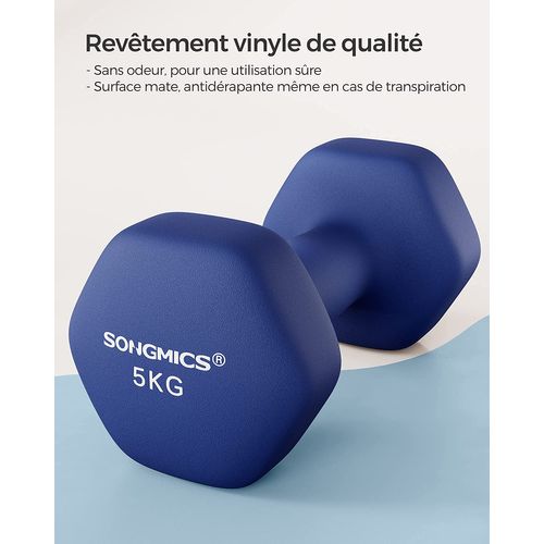 TOATELU Lot d'haltères souples avec dragonne : ensembles d'haltères souples, équipement de musculation, pour aérobic, Pilates, yoga, 1 lb (Lot de 2/une paire