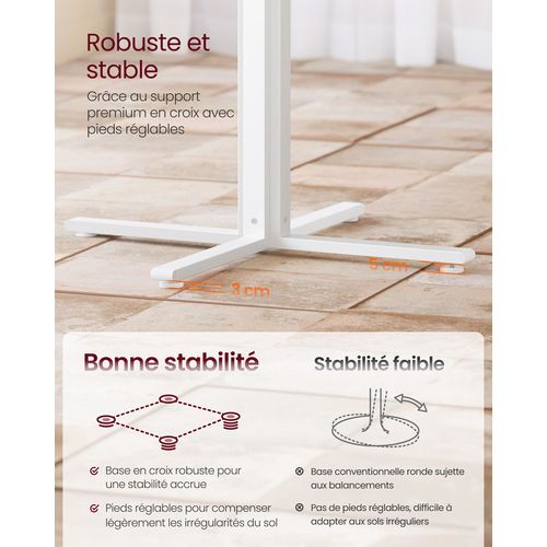Table Ronde, Table De Cuisine, Pour 4 Personnes, Style Campagnard, Surface Résistante à L'eau