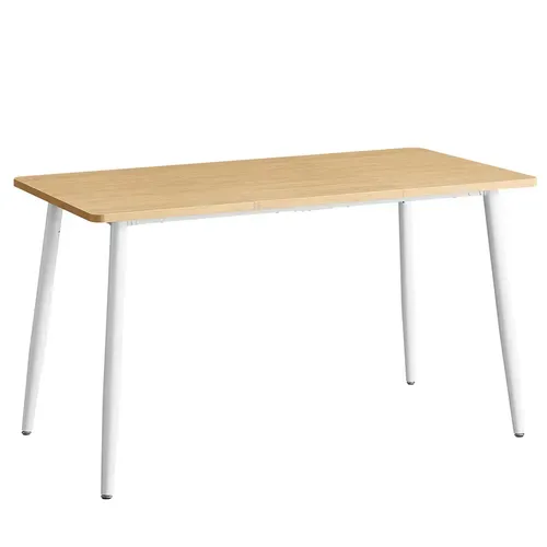 Table à Manger, Table De Cuisine, Pour 4-6 Personnes, Style Ferme, Surface Résistante à La Chaleur