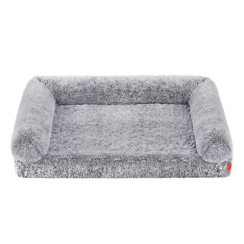 Panier Pour Chien, Taille XXL, Pour Chiens De Grande Taille, 122 X 85 X 16 Cm, Gris Ombré