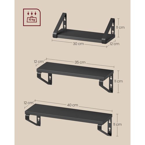 Étagère Murale-Étagère Flottante-Étagère De Rangement Suspendue Chêne