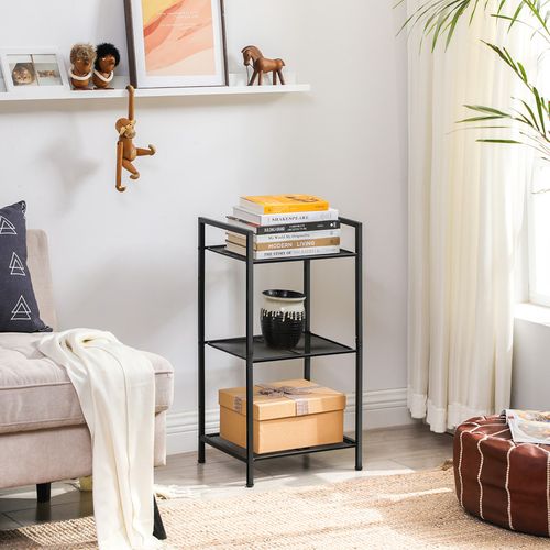 Étagère De Salle De Bain, En Métal, Rangement De Cuisine, 3 Niveaux, Étagère Sur Pied