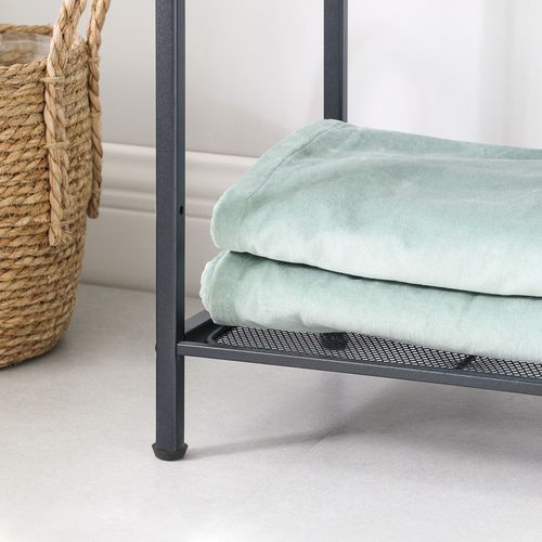 Étagère De Salle De Bain, En Métal, Rangement De Cuisine, 3 Niveaux, Étagère Sur Pied