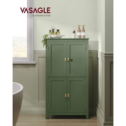 Armoire De Salle De Bain, Meuble De Rangement, Placard De Cuisine Avec 4 Portes