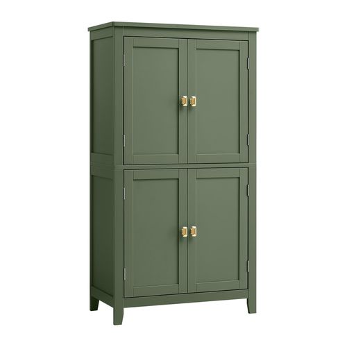 Armoire De Salle De Bain, Meuble De Rangement, Placard De Cuisine Avec 4 Portes