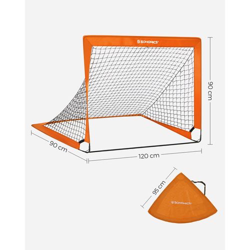 Lot De 2, Cage De Football Pour Enfants, Pliable, Filet De Football, Montage Rapide
