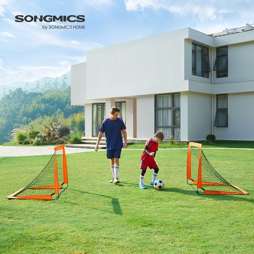 Lot De 2, Cage De Football Pour Enfants, Pliable, Filet De Football, Montage Rapide