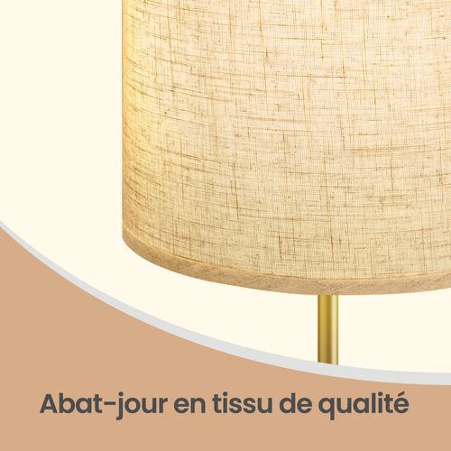 Lampadaire Réglable En Hauteur, 140–170 Cm, Avec Interrupteur Au Pied, Douille E27, Noir