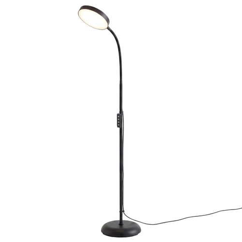 Lampe De Lecture Avec Télécommande, Hauteur Réglable Avec Col De Cygne, Fonction Minuteur,noir