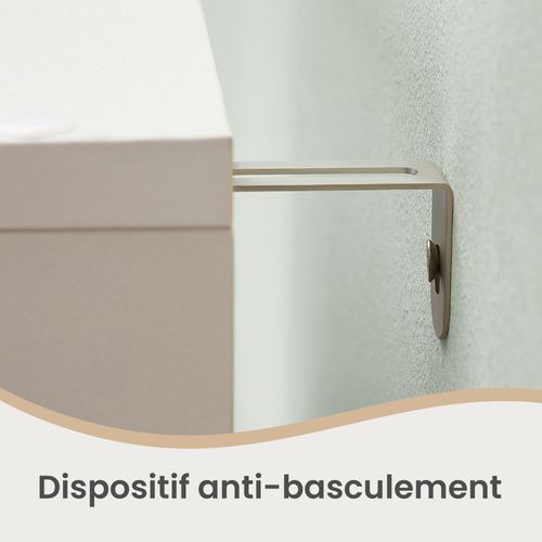 étagère De Rangement à Casiers, Modulable, Pour Salon, Bureau, Chambre, 10 Compartiments, Blanc