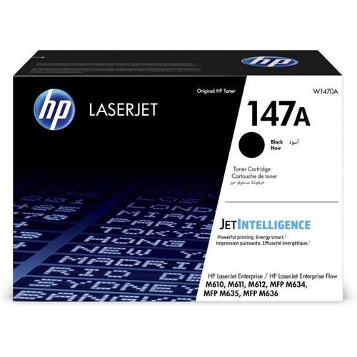 Cartouche De Toner Laserjet Noir Authentique (w1470a)