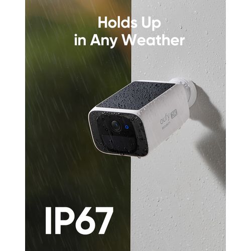 Eufy Caméra De Sécurité Eufycam  Solocam S220, Wifi Exterieure Sans Fil, Ip67