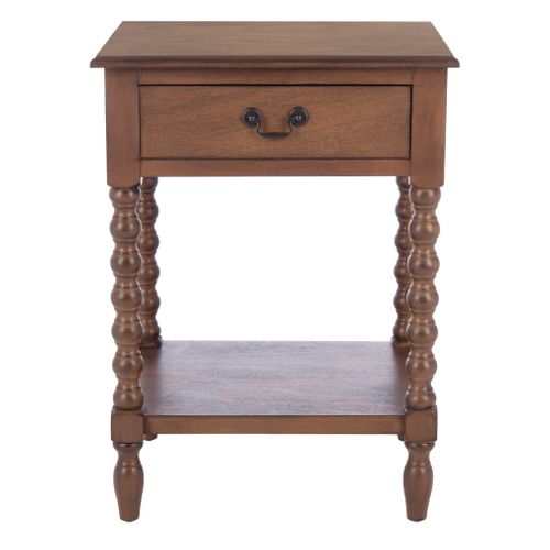 Bout de canapé Uma Marron Bois 50 X 40 X 65 Cm